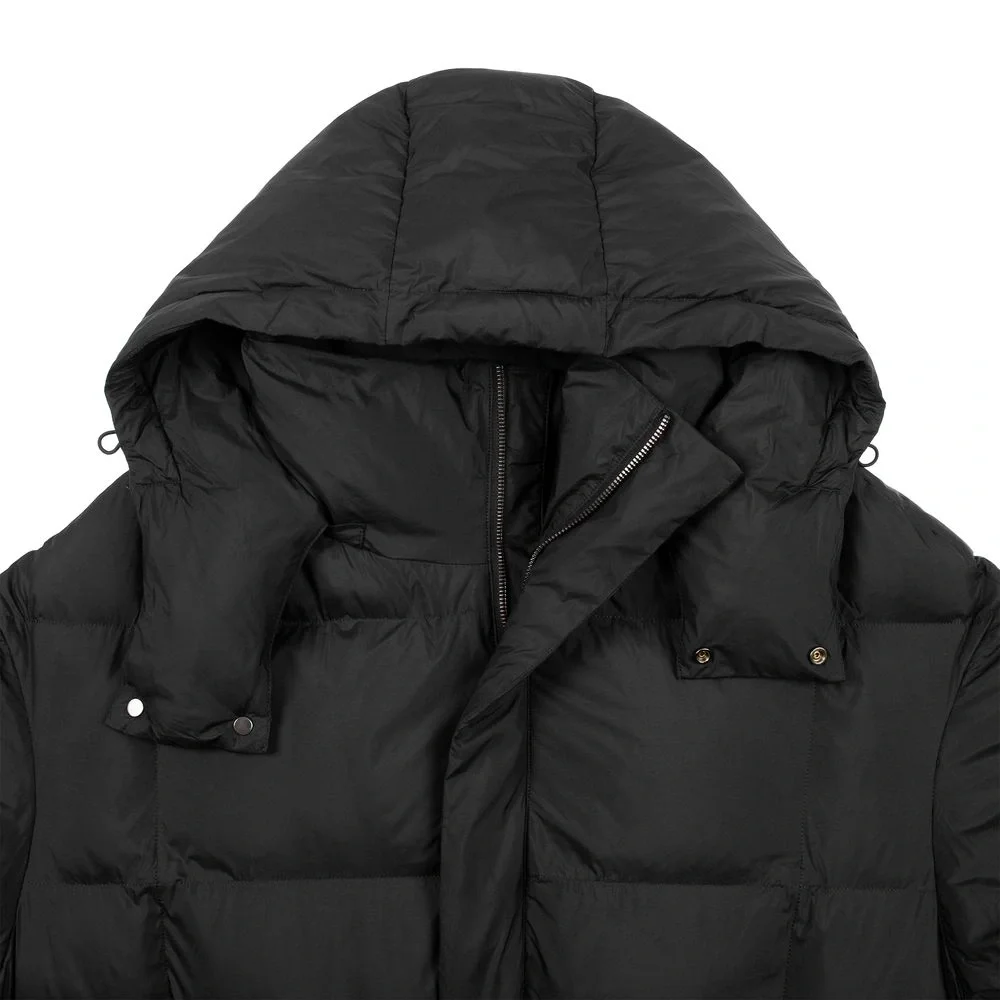 Пуховик унисекс Kapsula, черный - фото 4