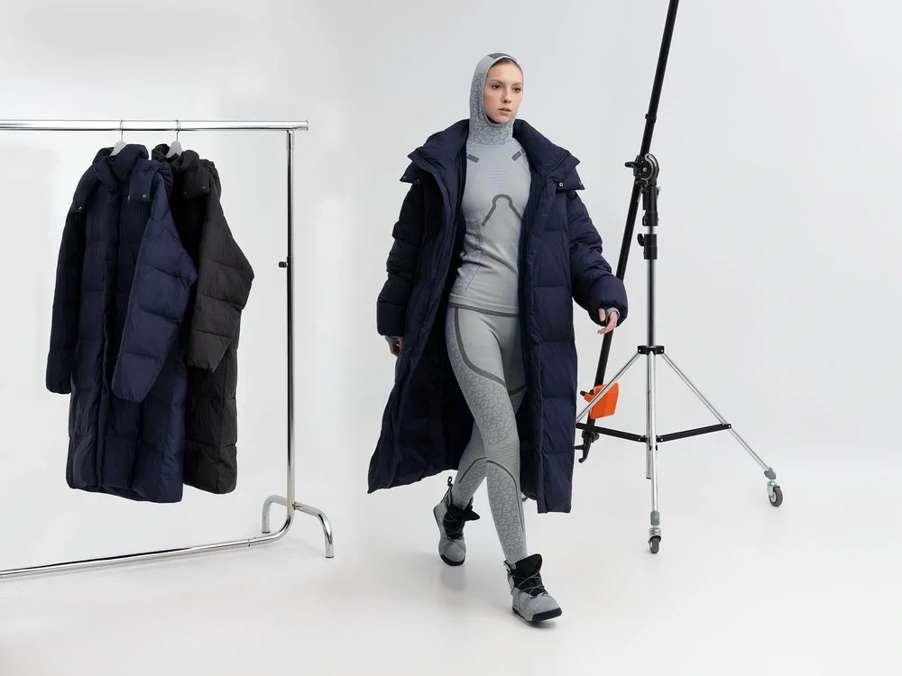 Пуховик унисекс Kapsula, темно-синий - фото 16