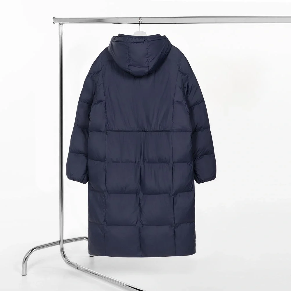 Пуховик унисекс Kapsula, темно-синий - фото 2