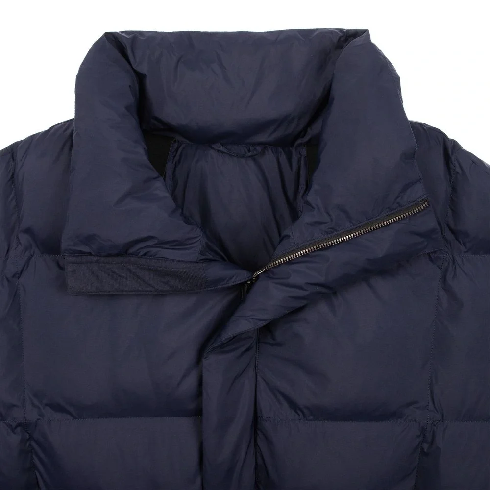 Пуховик унисекс Kapsula, темно-синий - фото 6