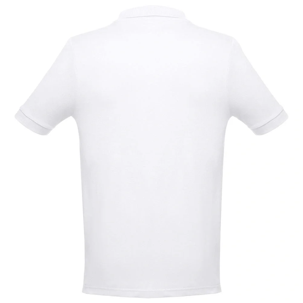 Рубашка поло мужская Adam, белая - фото 3