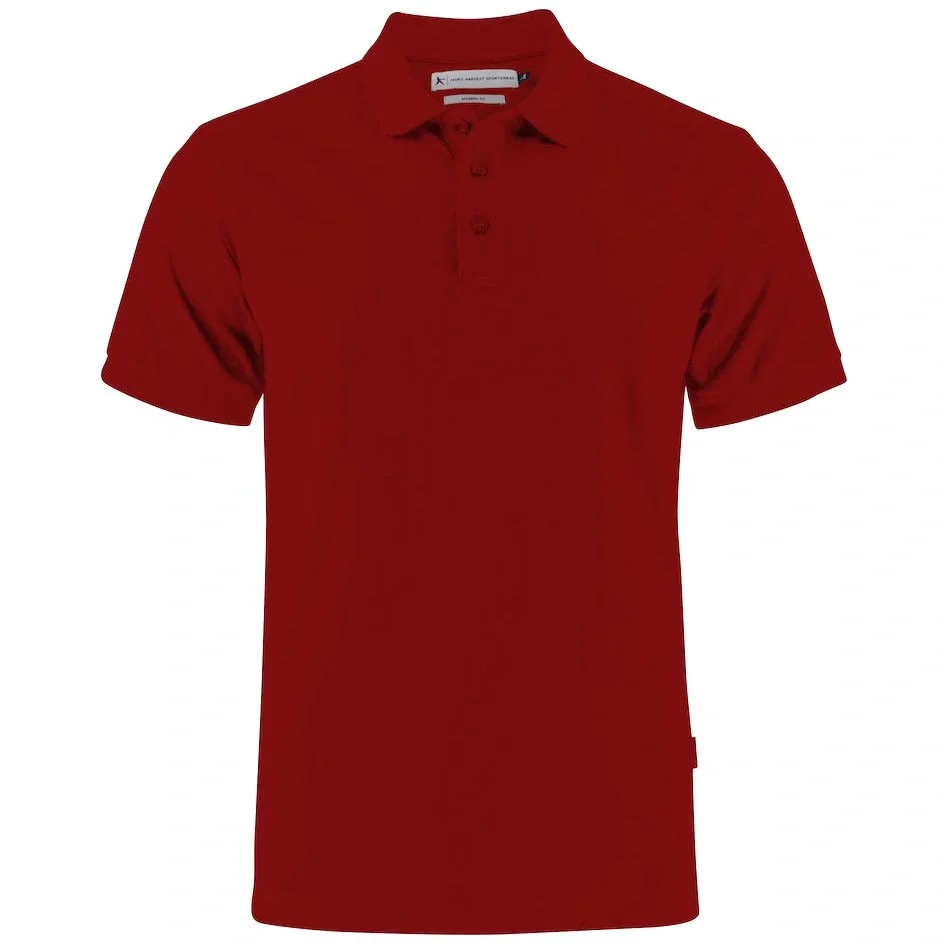 Рубашка поло мужская Neptune, вишнево-красная - фото 2