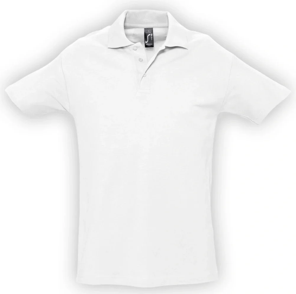 Рубашка поло мужская Spring 210, белая - фото 2