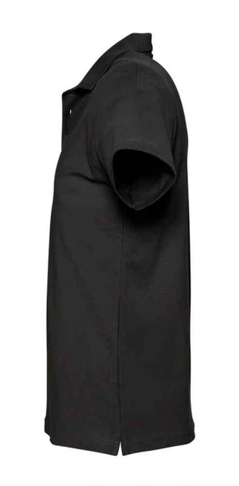 Рубашка поло мужская Spring 210, черная - фото 4