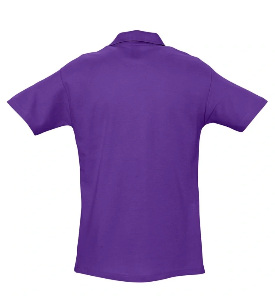 Рубашка поло мужская Spring 210, темно-фиолетовая - фото 3