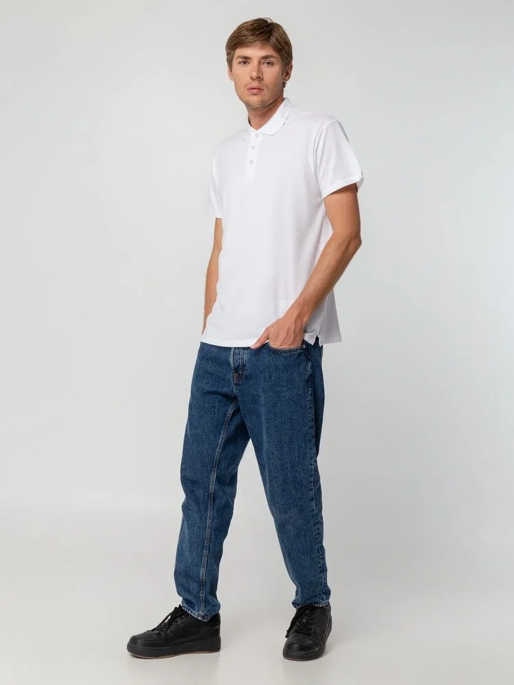 Рубашка поло мужская Spring 210, зеленое яблоко - фото 14