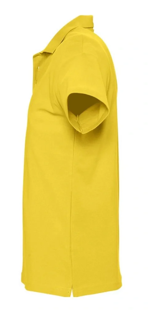 Рубашка поло мужская Spring 210, желтая - фото 4
