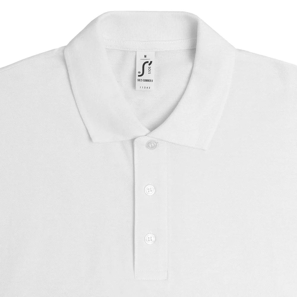 Рубашка поло мужская Summer 170, белая - фото 10