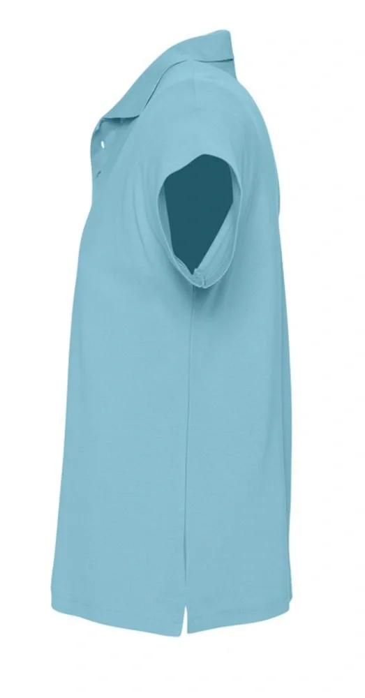 Рубашка поло мужская Summer 170, бирюзовая - фото 4