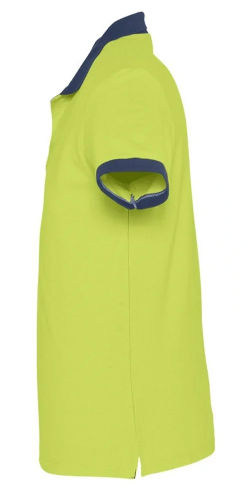 Рубашка поло Prince 190, зеленое яблоко с темно-синим - фото 4
