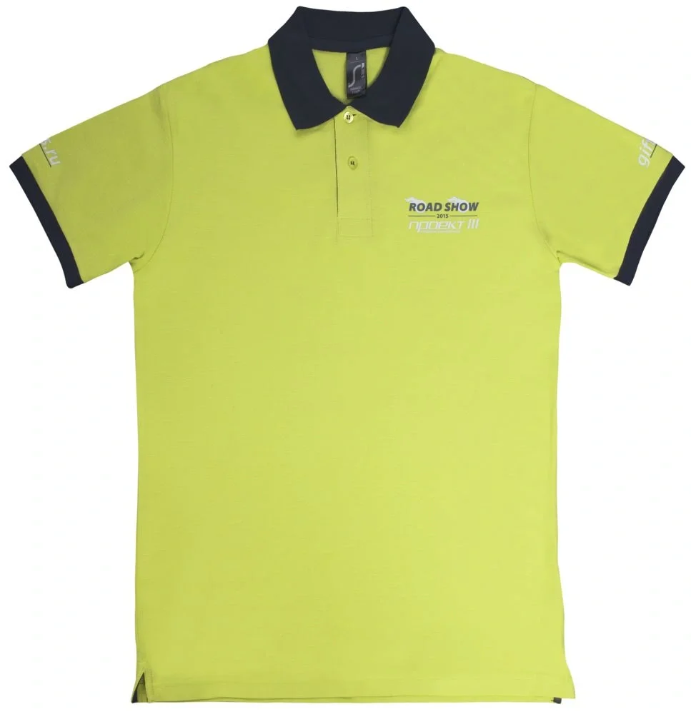 Рубашка поло Prince 190, зеленое яблоко с темно-синим - фото 6