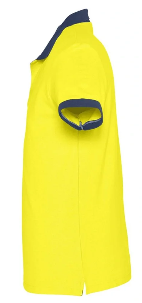 Рубашка поло Prince 190, желтая с темно-синим - фото 5