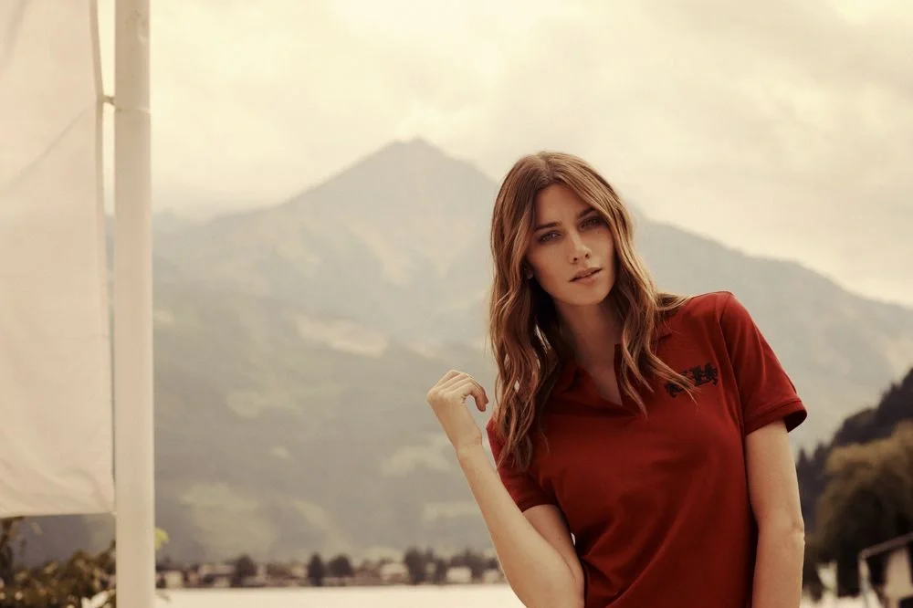 Рубашка поло стретч женская Albatross, черная - фото 4