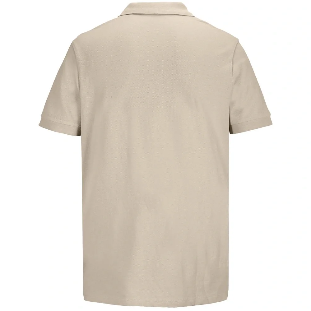 Рубашка поло унисекс Pacific, бежевая (льняная) - фото 2