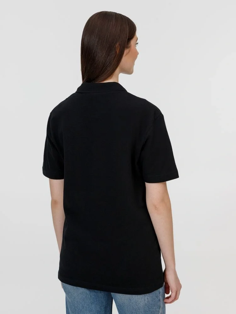 Рубашка поло унисекс Pulse, черная - фото 10