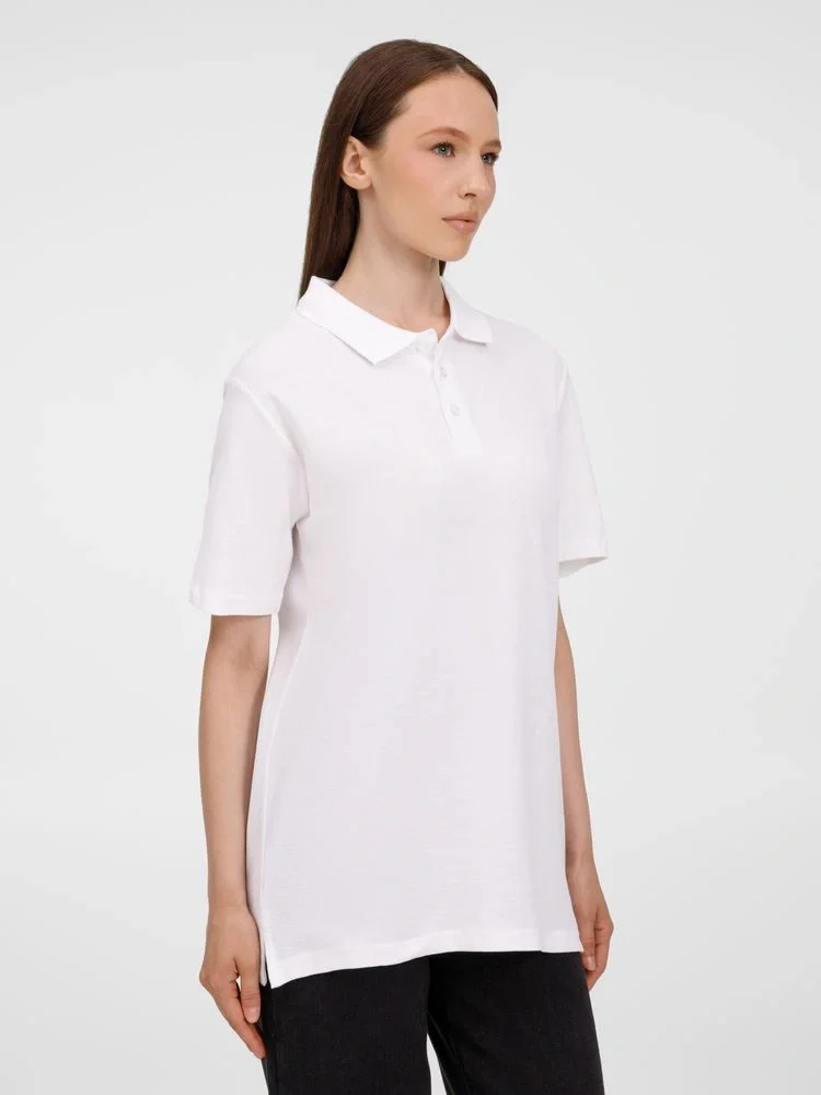 Рубашка поло унисекс Tervise, белая - фото 10