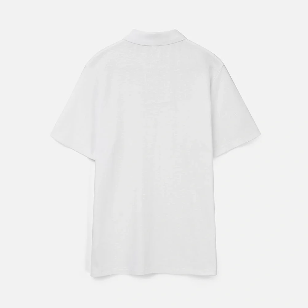 Рубашка поло унисекс Tervise, белая - фото 2