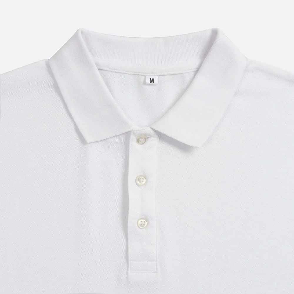 Рубашка поло унисекс Tervise, белая - фото 3