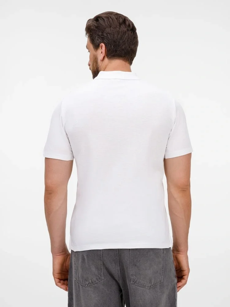 Рубашка поло унисекс Tervise, белая - фото 5