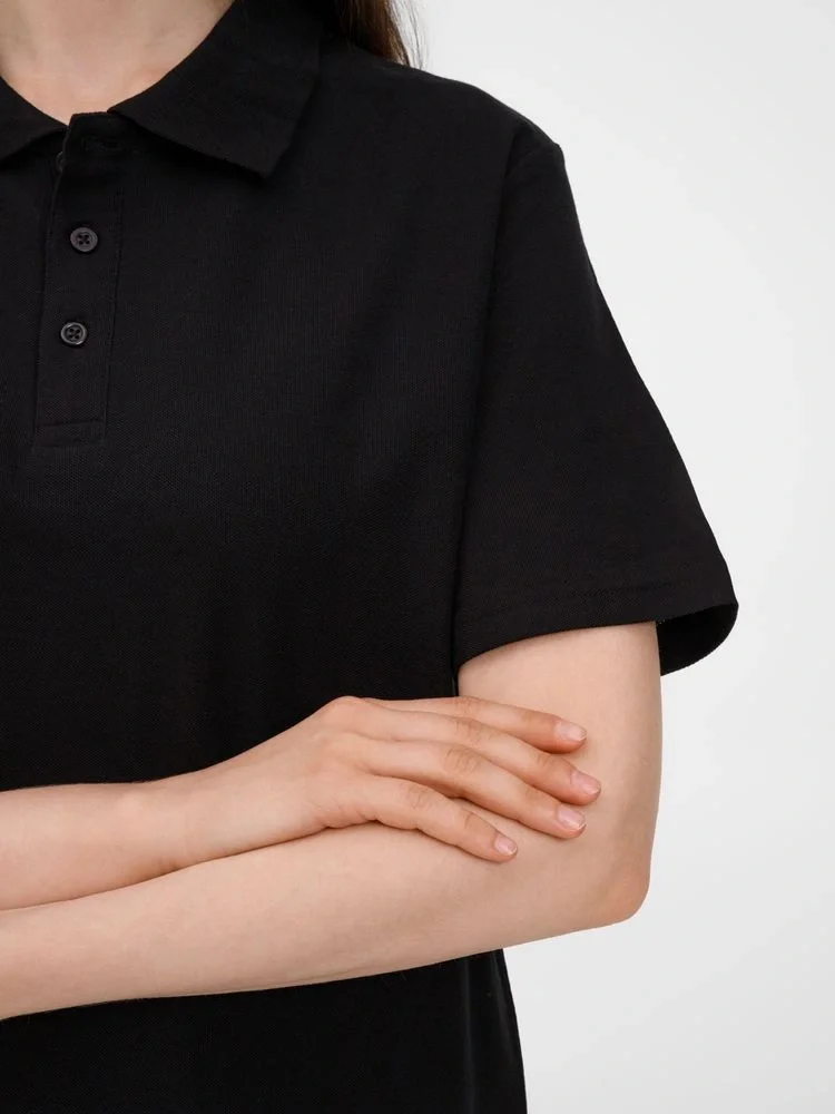 Рубашка поло унисекс Tervise, черная - фото 12