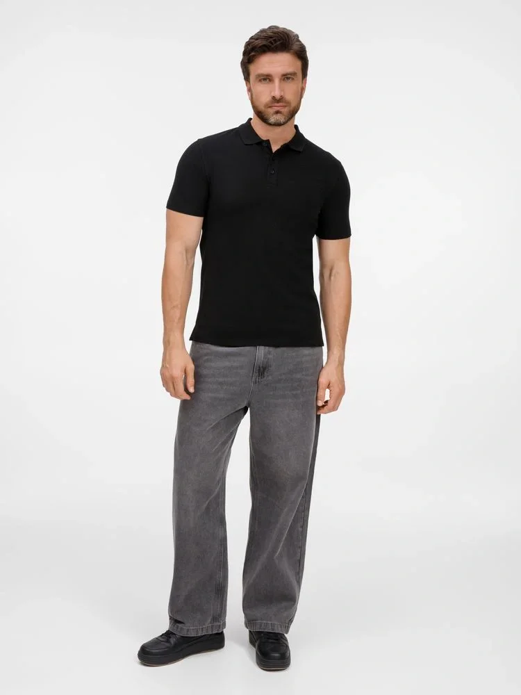 Рубашка поло унисекс Tervise, черная - фото 8