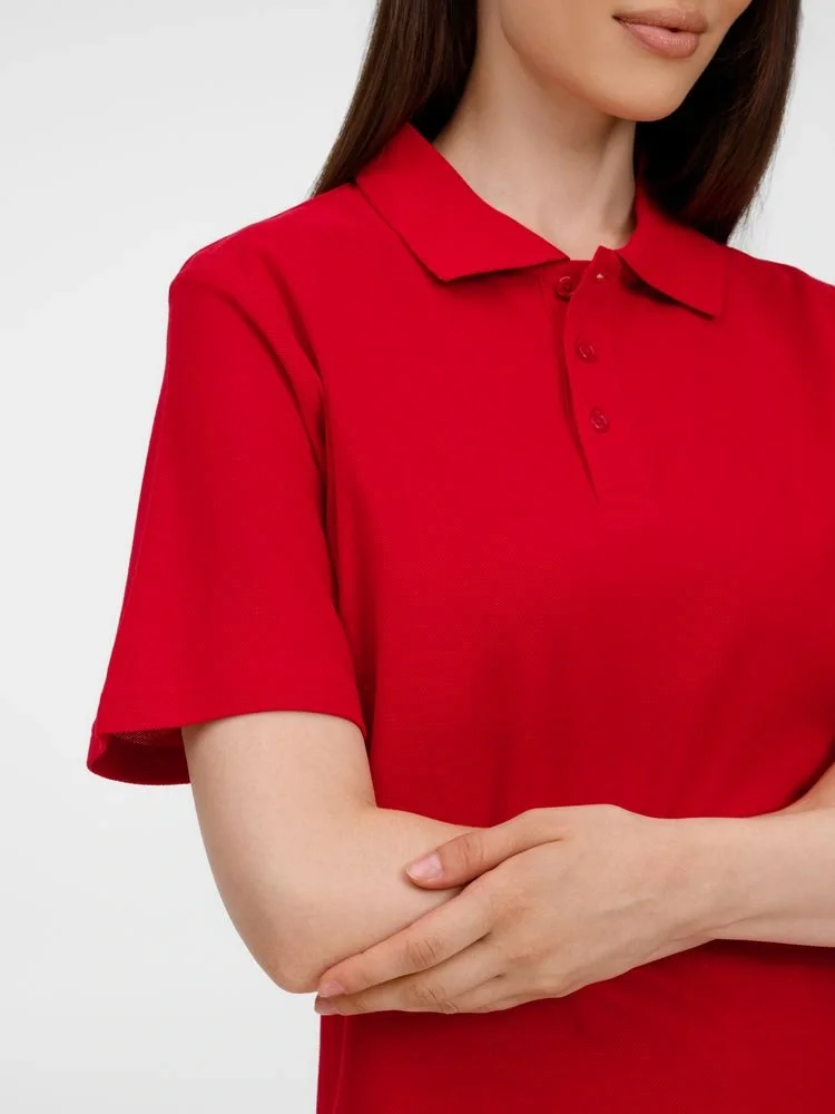 Рубашка поло унисекс Tervise, красная - фото 11