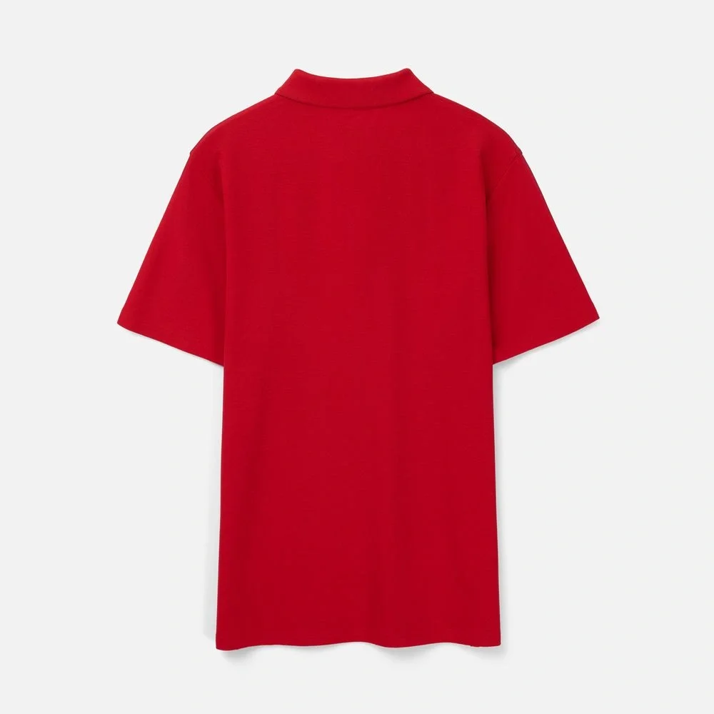 Рубашка поло унисекс Tervise, красная - фото 3