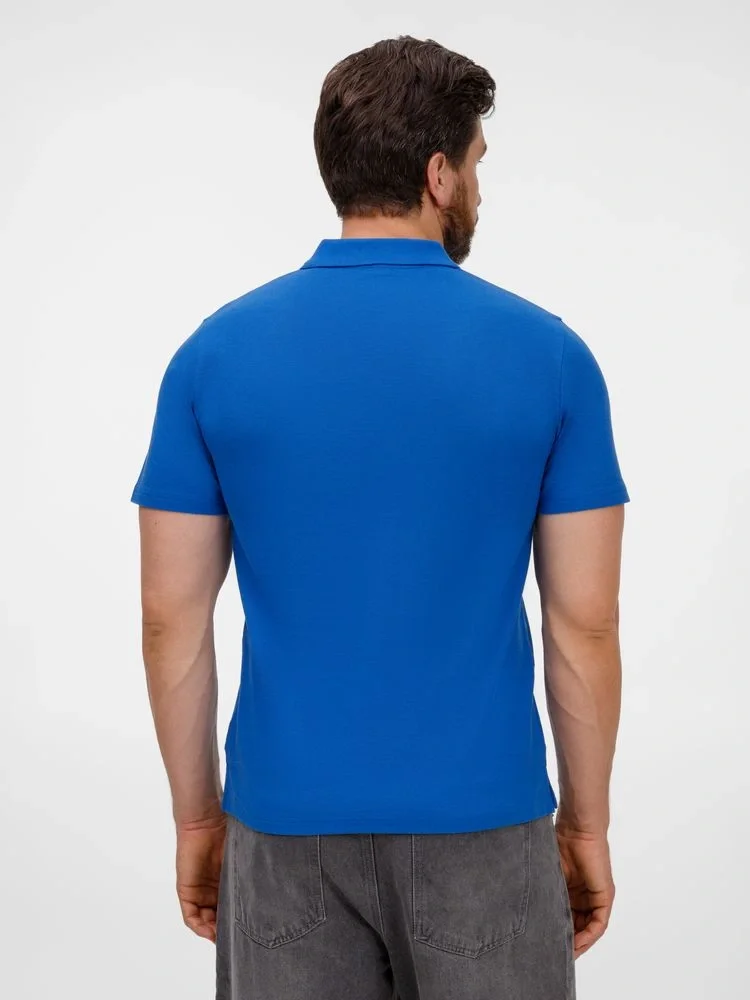 Рубашка поло унисекс Tervise, ярко-синяя - фото 6