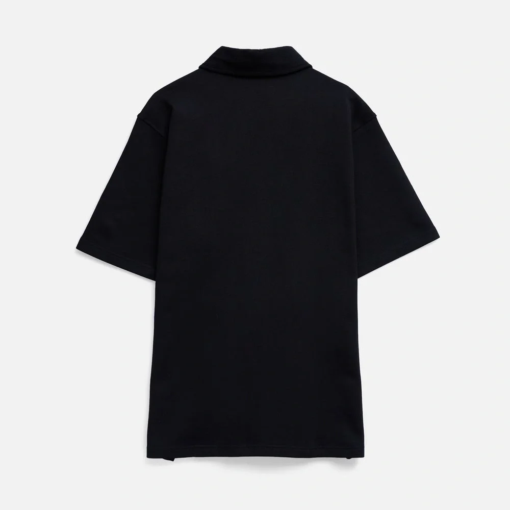 Рубашка поло унисекс Tiimi, черная - фото 3