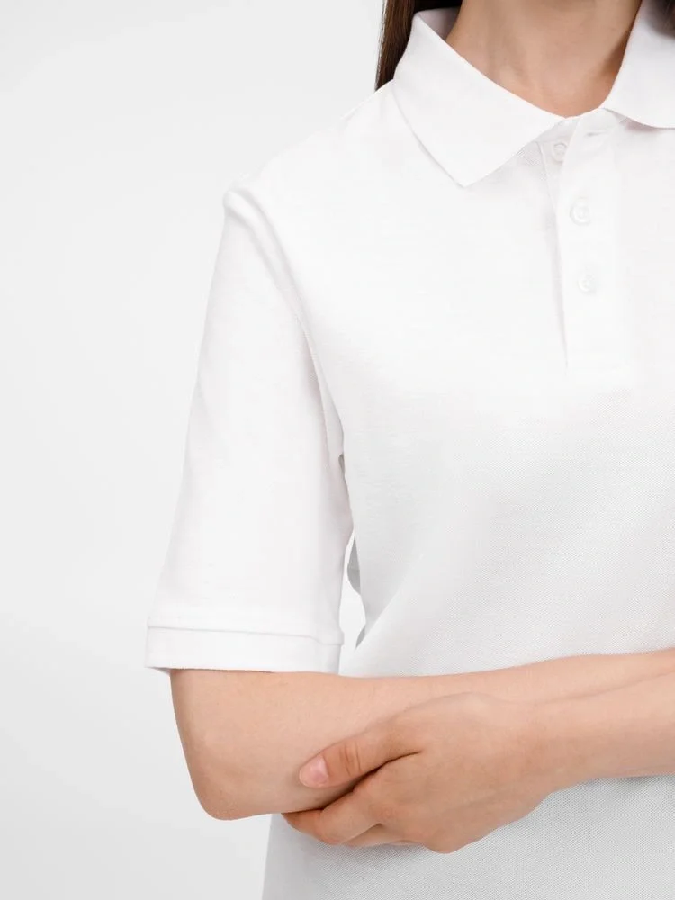 Рубашка поло унисекс Upswing, белая - фото 11