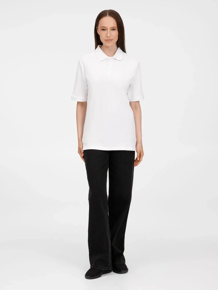 Рубашка поло унисекс Upswing, белая - фото 13