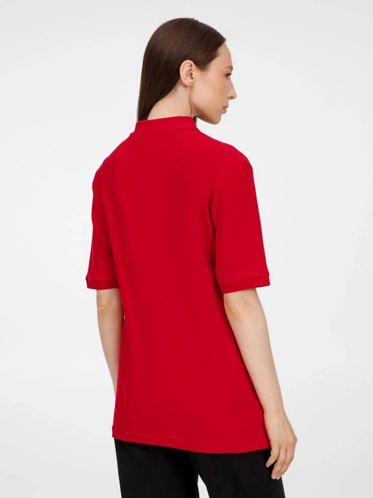 Рубашка поло унисекс Upswing, красная - фото 12