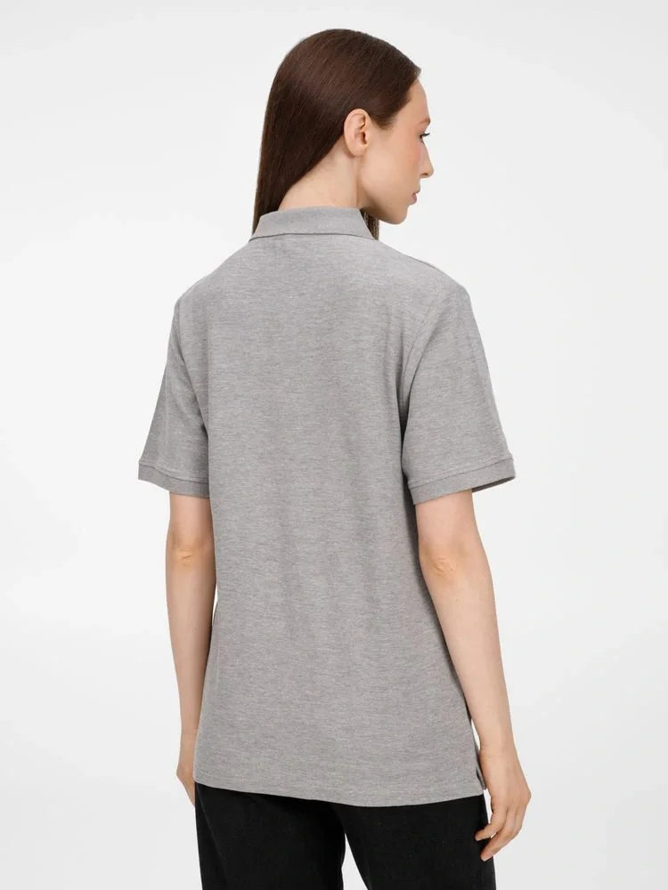 Рубашка поло унисекс Upswing, серый меланж - фото 11