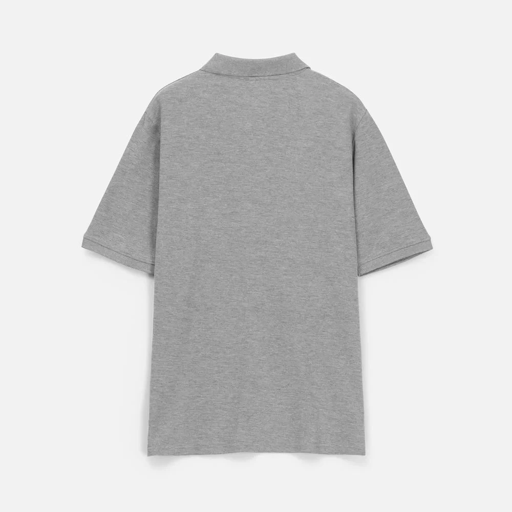 Рубашка поло унисекс Upswing, серый меланж - фото 2