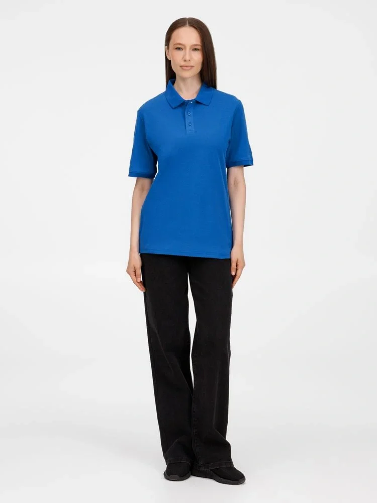 Рубашка поло унисекс Upswing, ярко-синяя - фото 12