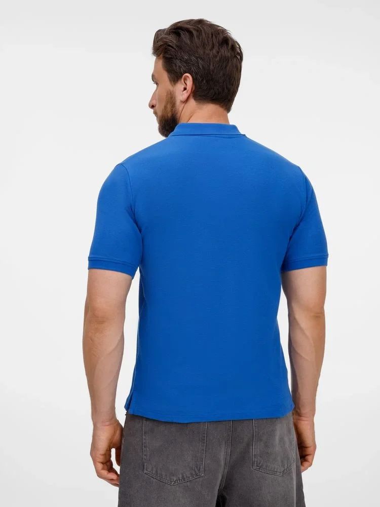 Рубашка поло унисекс Upswing, ярко-синяя - фото 6