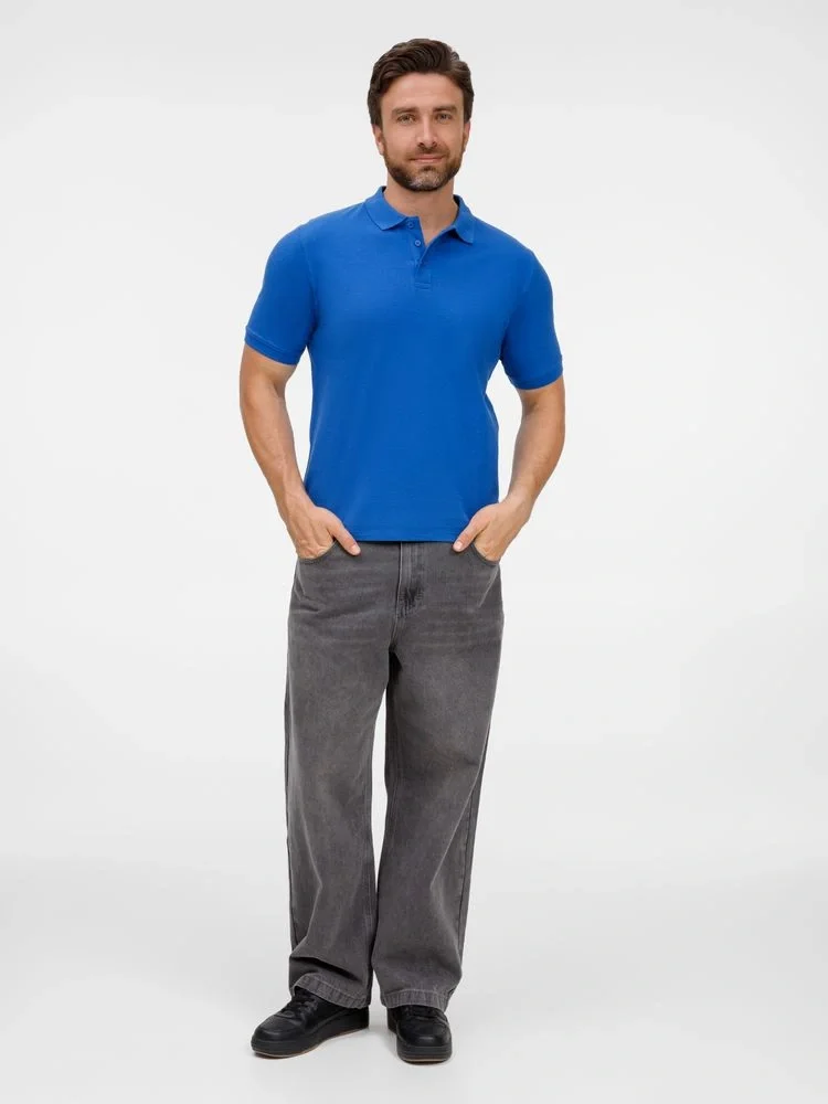 Рубашка поло унисекс Upswing, ярко-синяя - фото 7