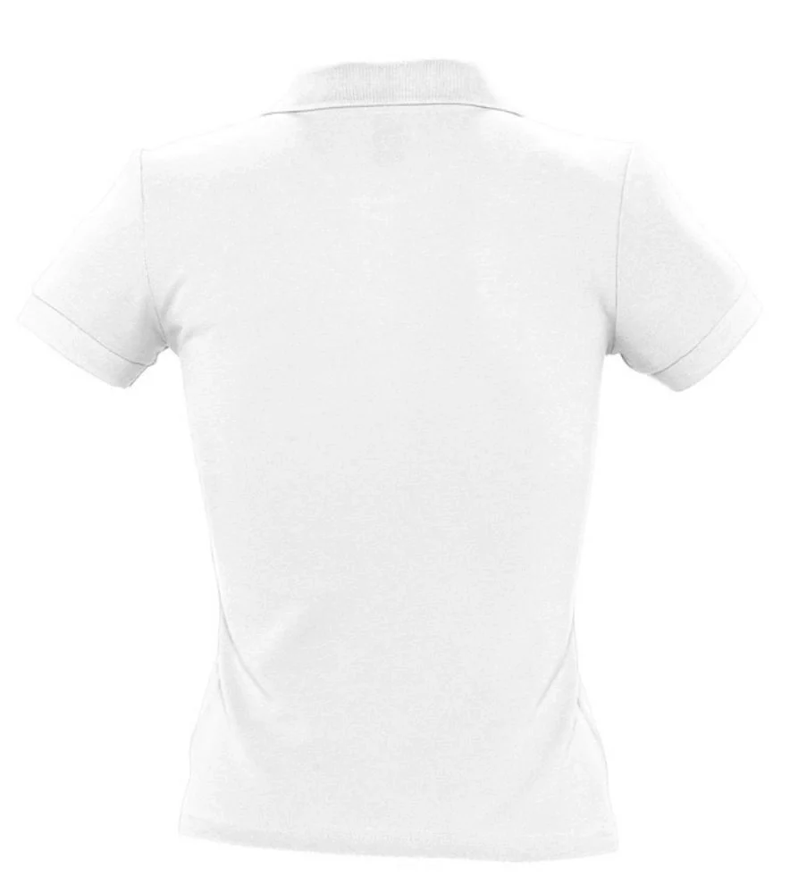 Рубашка поло женская People 210, белая - фото 2