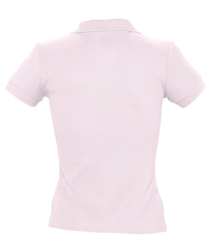 Рубашка поло женская People 210, нежно-розовая - фото 3