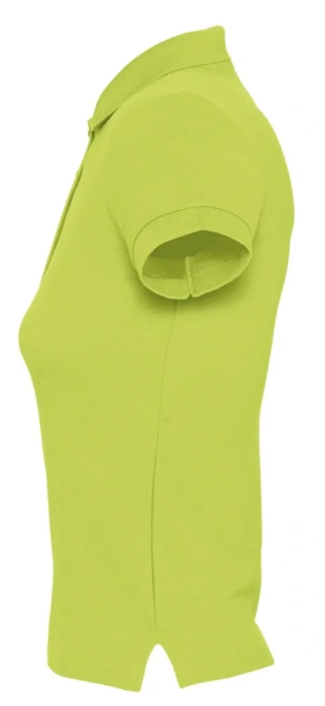 Рубашка поло женская People 210, зеленое яблоко - фото 4