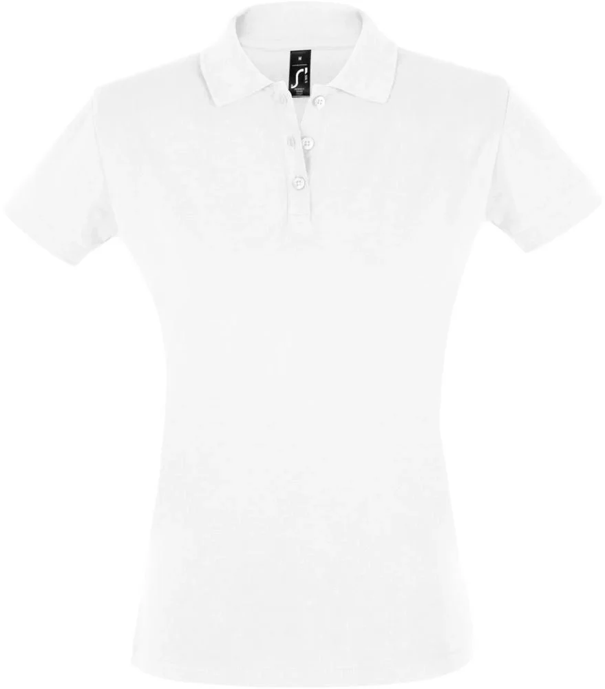 Рубашка поло женская Perfect Women 180 белая - фото 2