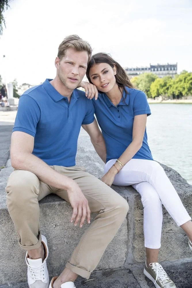 Рубашка поло женская Perfect Women 180 белая - фото 6