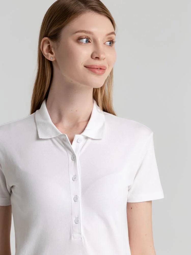 Рубашка поло женская Phoenix Women, белая - фото 11