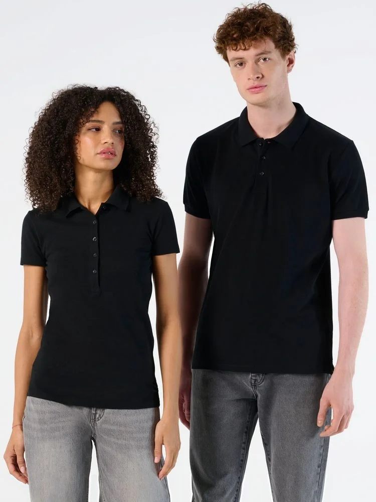 Рубашка поло женская Phoenix Women, черная - фото 11