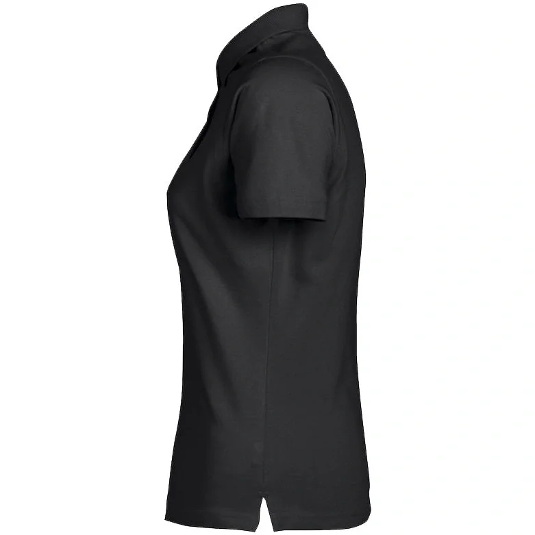 Рубашка поло женская Surf Lady, черная - фото 4