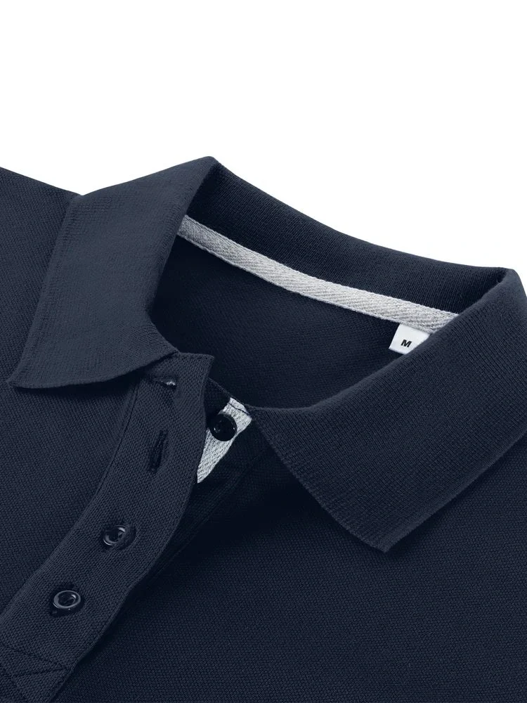 Рубашка поло женская Virma Premium Lady, темно-синяя - фото 3