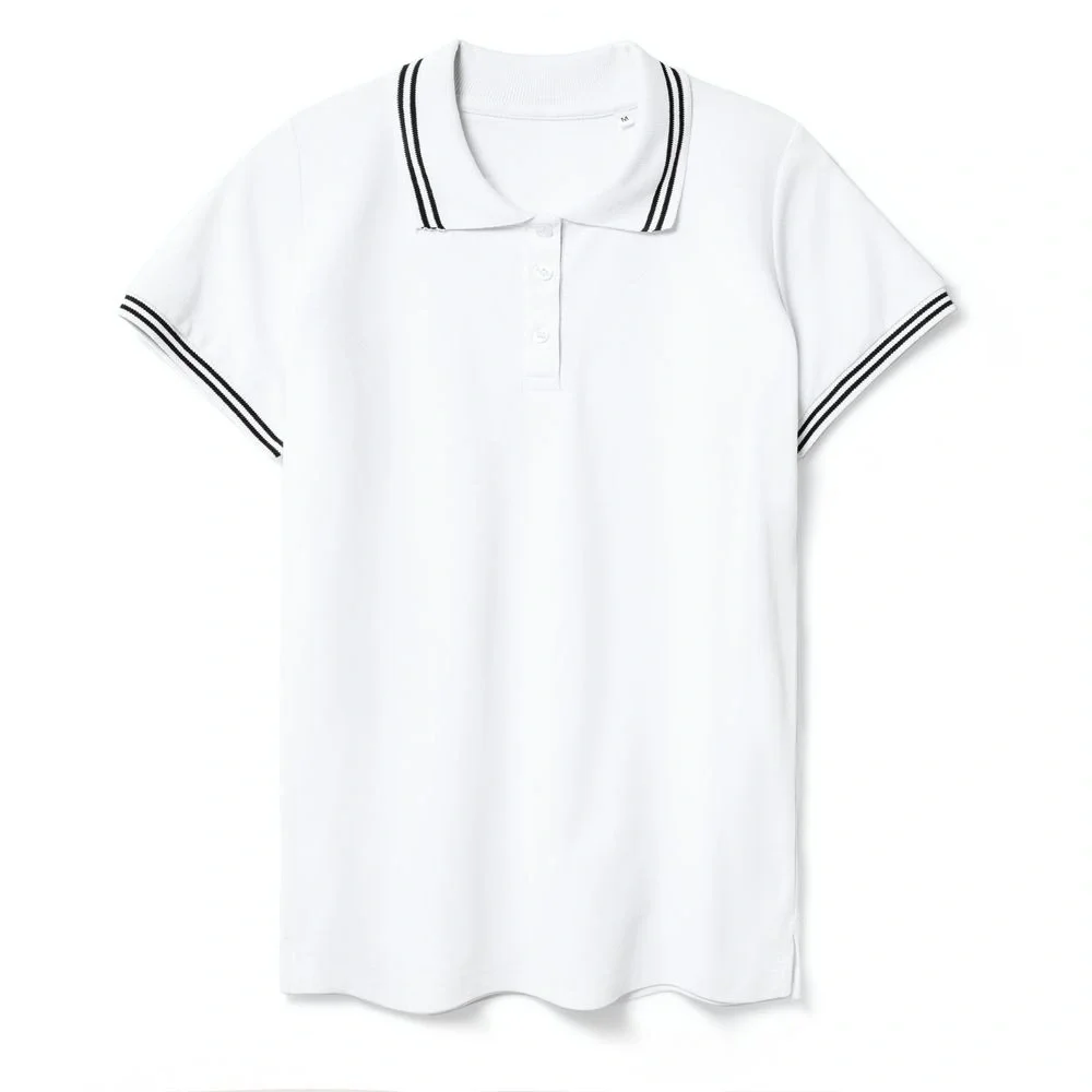 Рубашка поло женская Virma Stripes Lady, белая - фото 9