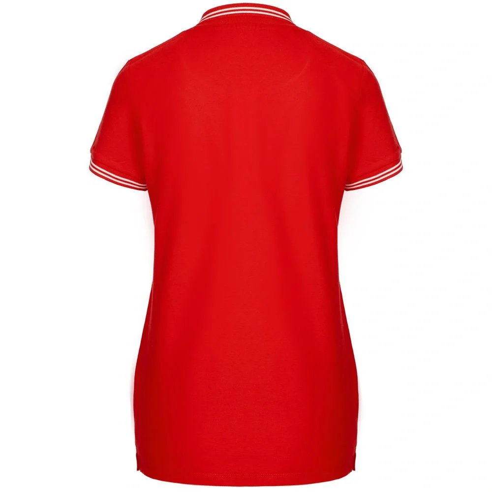 Рубашка поло женская Virma Stripes Lady, красная - фото 3