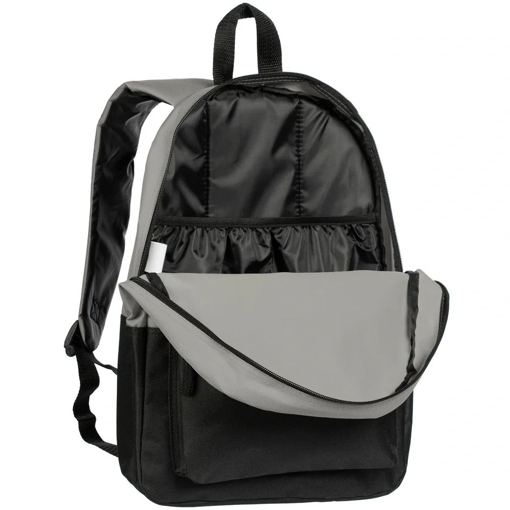 Рюкзак Base Up, черный с серым - фото 6