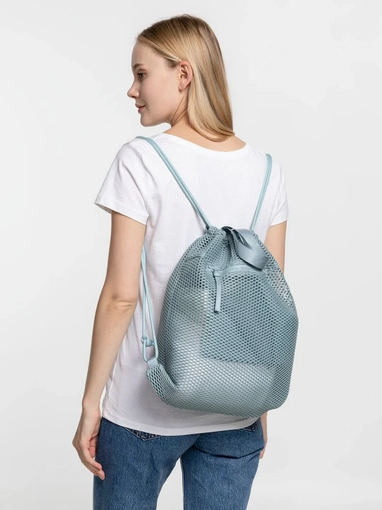 Рюкзак-мешок Verkko, серо-голубой - фото 6